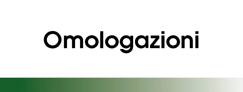 OMOLOGAZIONI